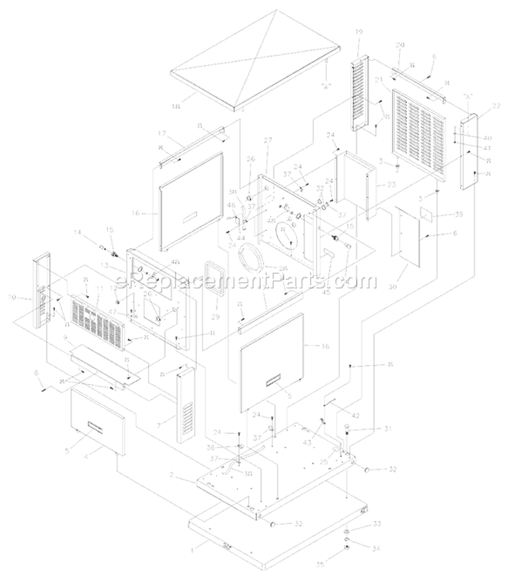 Page C Diagram and Parts List for 1768-0  Briggs and Stratton Generator